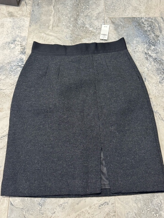 GAP Dresses & Skirts - GAP Charcoal Gray Pencil Skirt with Front Slit